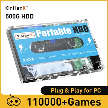 KINHANK Super Console X Gaming HDD Batocera 35 100000 Retro Games for PS3/PS2/WII/WIIU/SS/DC/MAME Retro Game Console for Pc 1