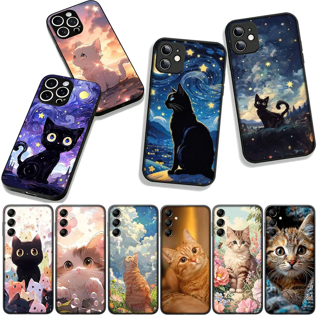 Kitten Cat Meow Wallpaper Phone Case Cover