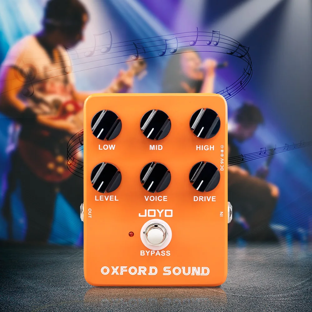 JF-22 OXFORD SOUND Distortion Guitar Pedal Classic 70's British Rock Distortion