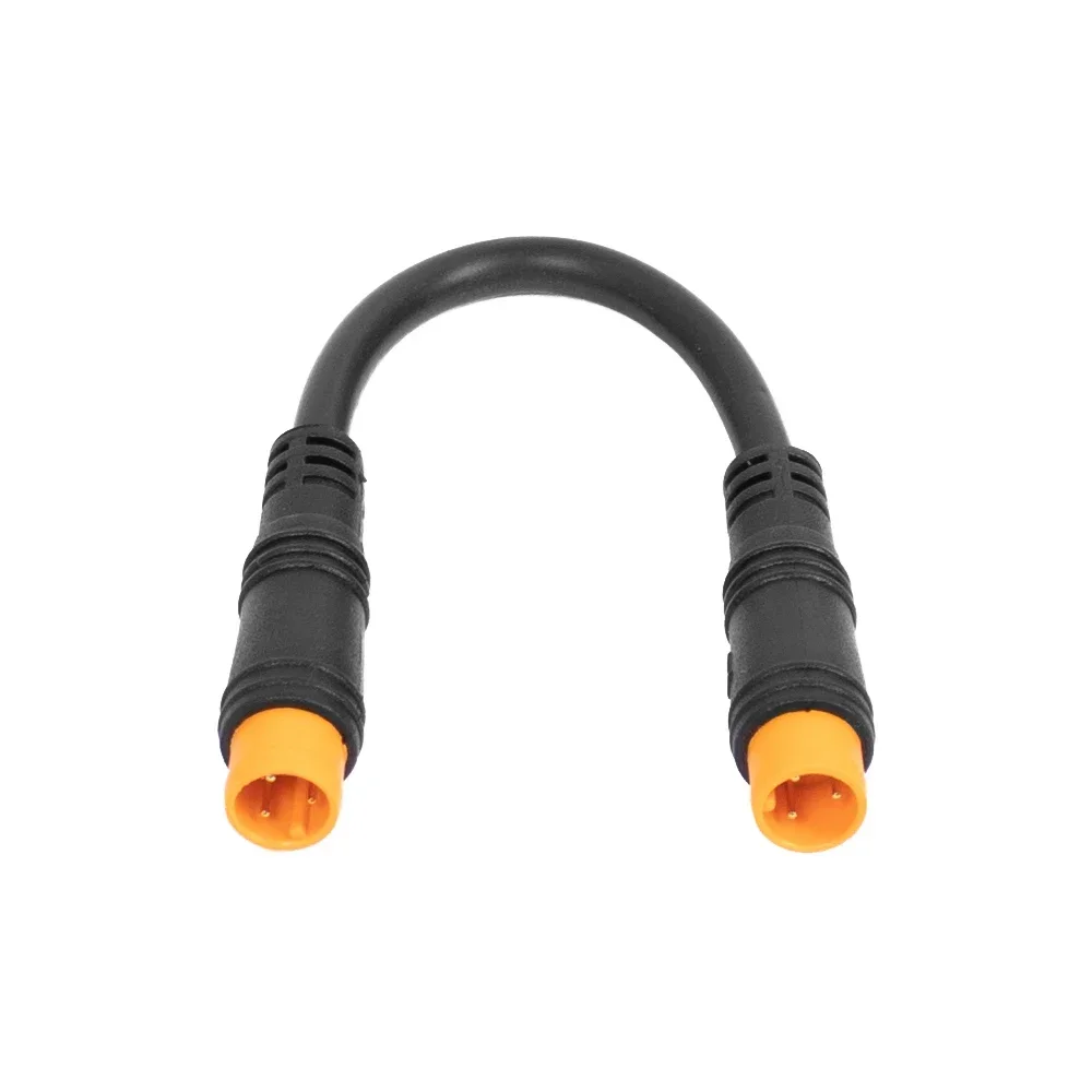 Cavo Di Conversione A 3 Pin Impermeabile M8 Per Display E-Bike - Prolunga 132 Mm, Connettore Femmina/Maschio, Confezione Da 2
