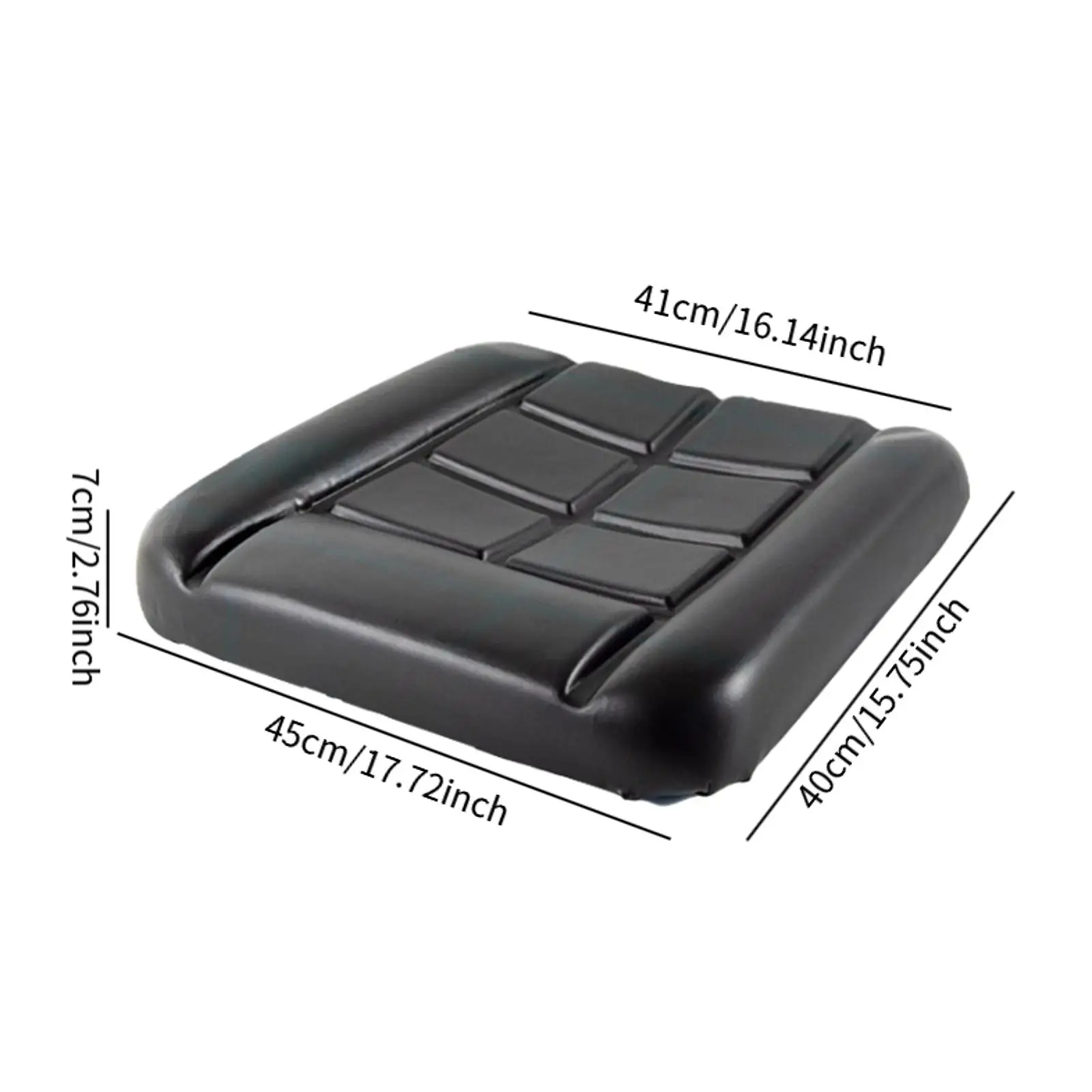 Universal Forklift Seat, Loader Seat, Agricultural Machinery Accessories, Skid Replacement PU Leather Tractor Seat Tricycle Seat