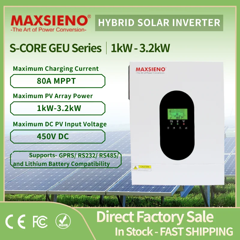 Inverter Ibrido Di Vendita Caldo 3Kw 2Kw 12V 24V Ac220-240V Inverter Inverter Solare Mppt Inverter A Onda Sinusoidale Pura