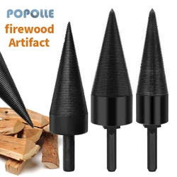 Perceuse électrique à cône de séparation du bois 38mm, outil de travail du bois poignée triangulaire foret de séparation du bois 1 pièce 