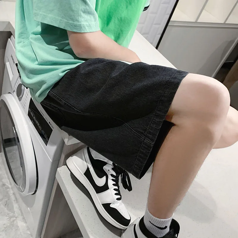 2025 الصيف الكلاسيكية السراويل الجينز الرجال الدني...