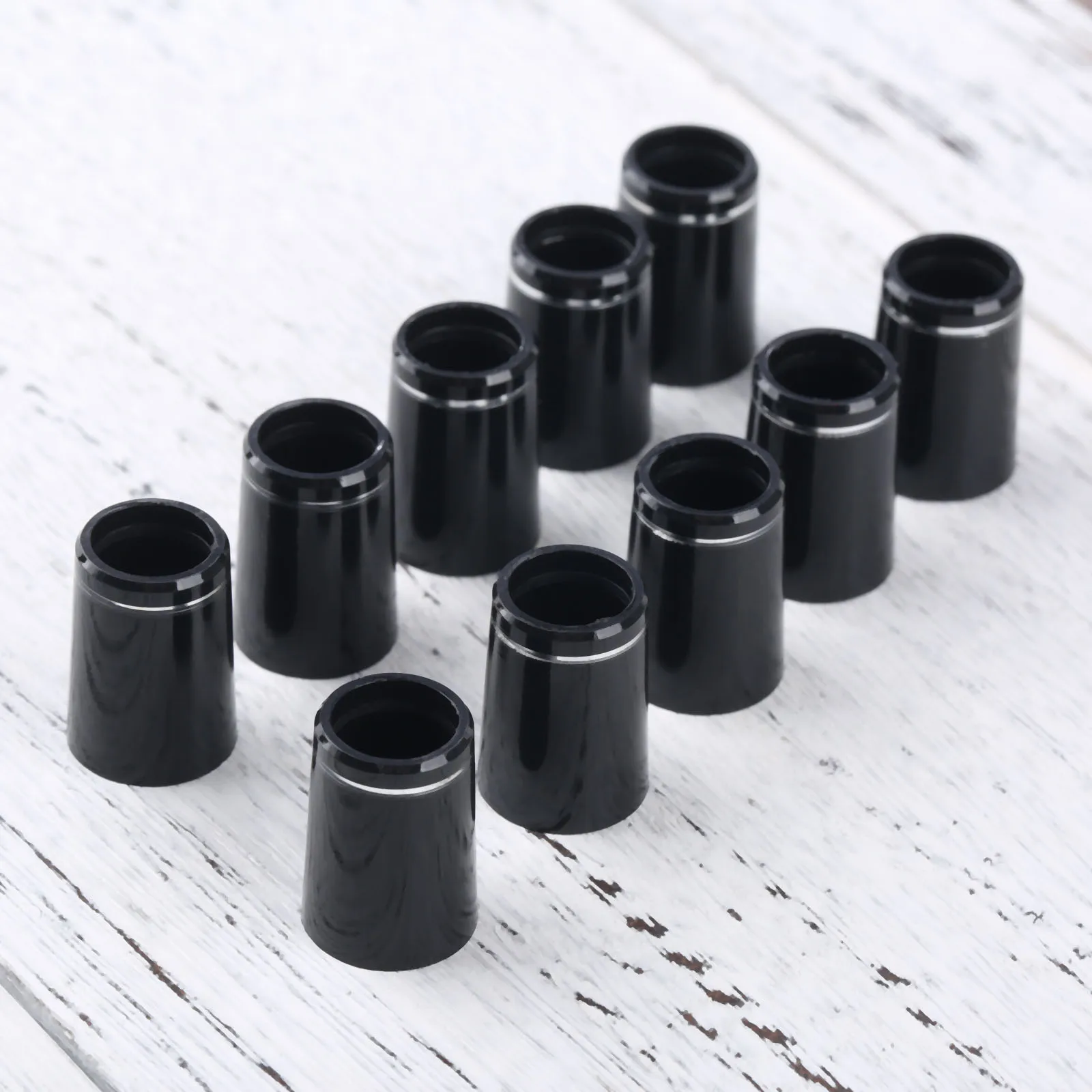 10pcs Golf Ferrules Black Plastic 8.5X16X12.2mm / 9.5X19X13.4mm Fit for 0.335/0.370 Tip Irons/wood Shaft Golf Accessories
