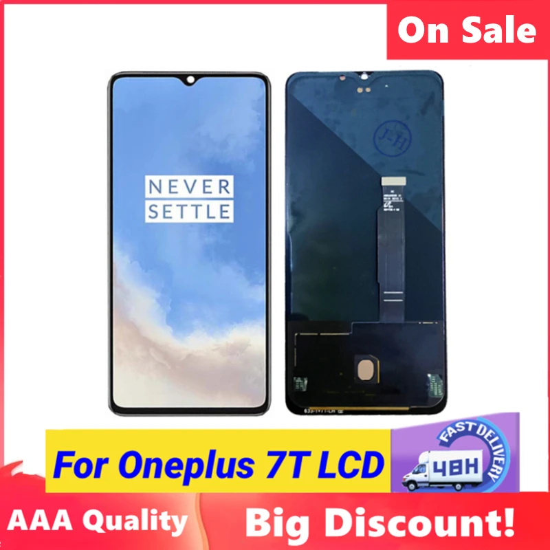 Сенсорный ЖК-дисплей AMOLED для Oneplus 7T 1 + 7t дигитайзер в сборе сменный ЖК-экран One Plus |
