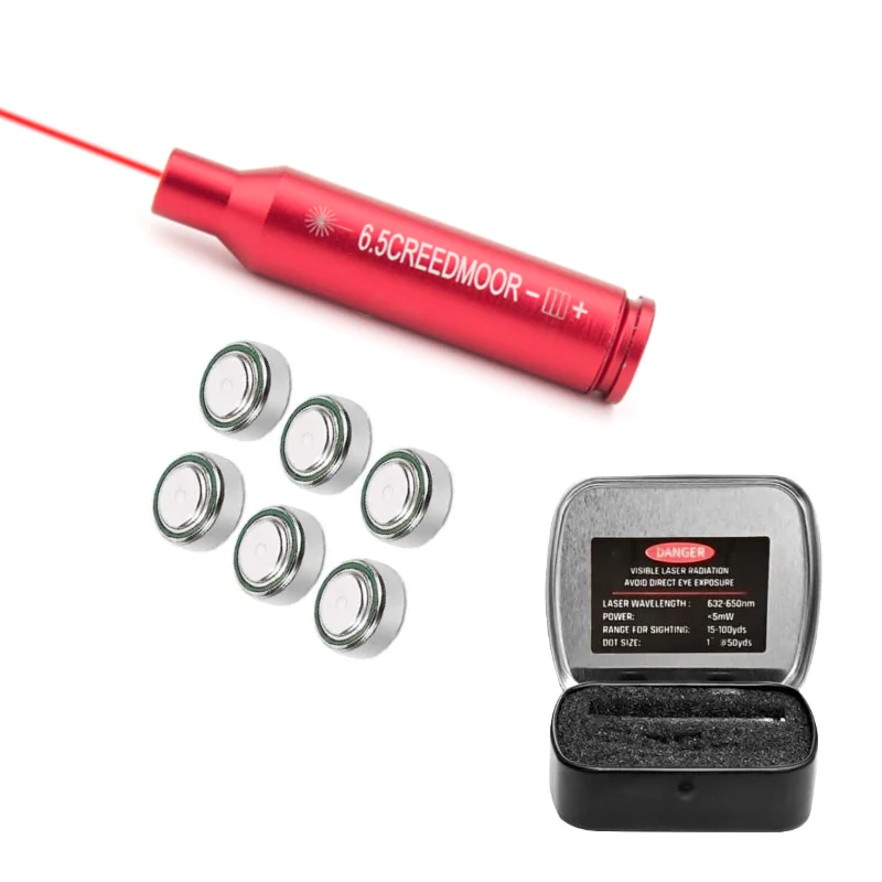6.5Cre Laser Bore Sight 6.5Creedmoor Laser Boresighter 6.5 Creedmoor Collimator
