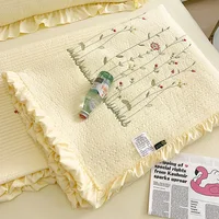 Summer Cotton Quilts Stitch Thin Air-conditioning Comforter Soft Breathable Sofas Blanket Quilted Bed Covers and Bedspreads 이불 5