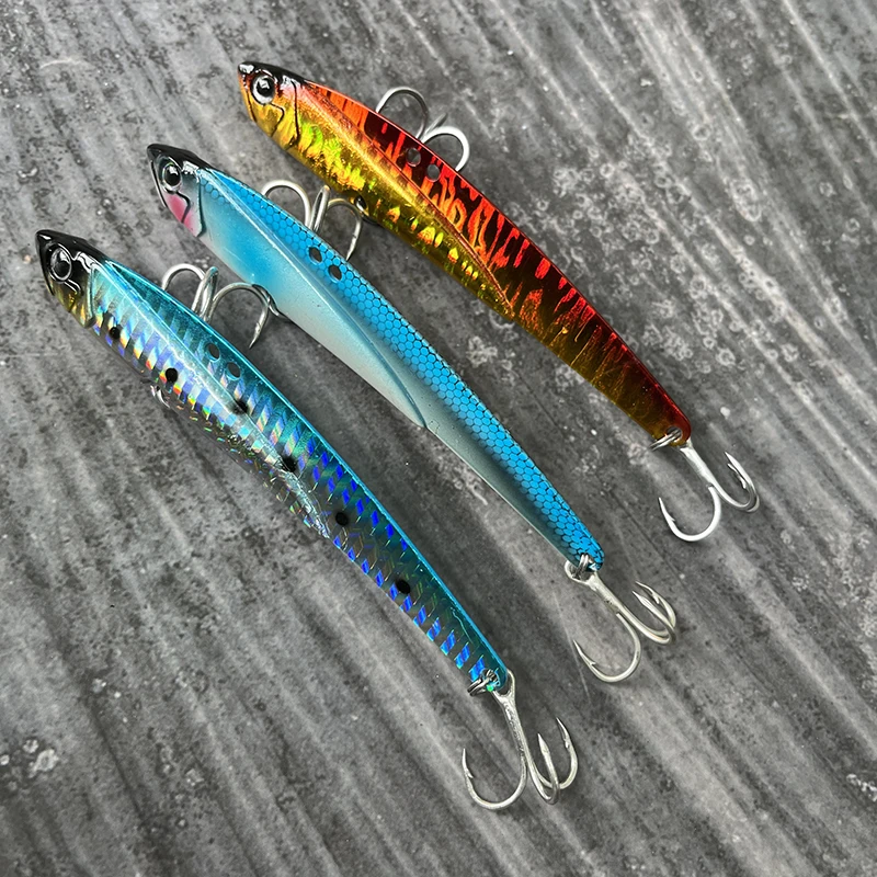 44g 110mm Sinking Metal Vibration Ratlin Fishing Lures Long Casting Vib Swimbait Wobbler Pesca Artificial Hard Baits Equipment 3