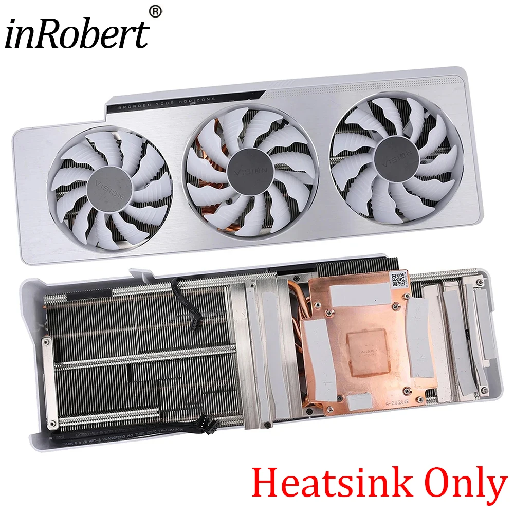 Radiador Placa Gráfica com Backplate Dissipador Placa de Vídeo para Gigabyte Geforce Rtx 3080 Rtx 3090 Vision oc 3x