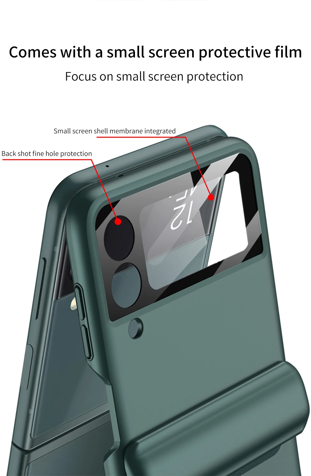 Magnetic Hinge Protection Case For Samsung Galaxy Z Flip 3 5G