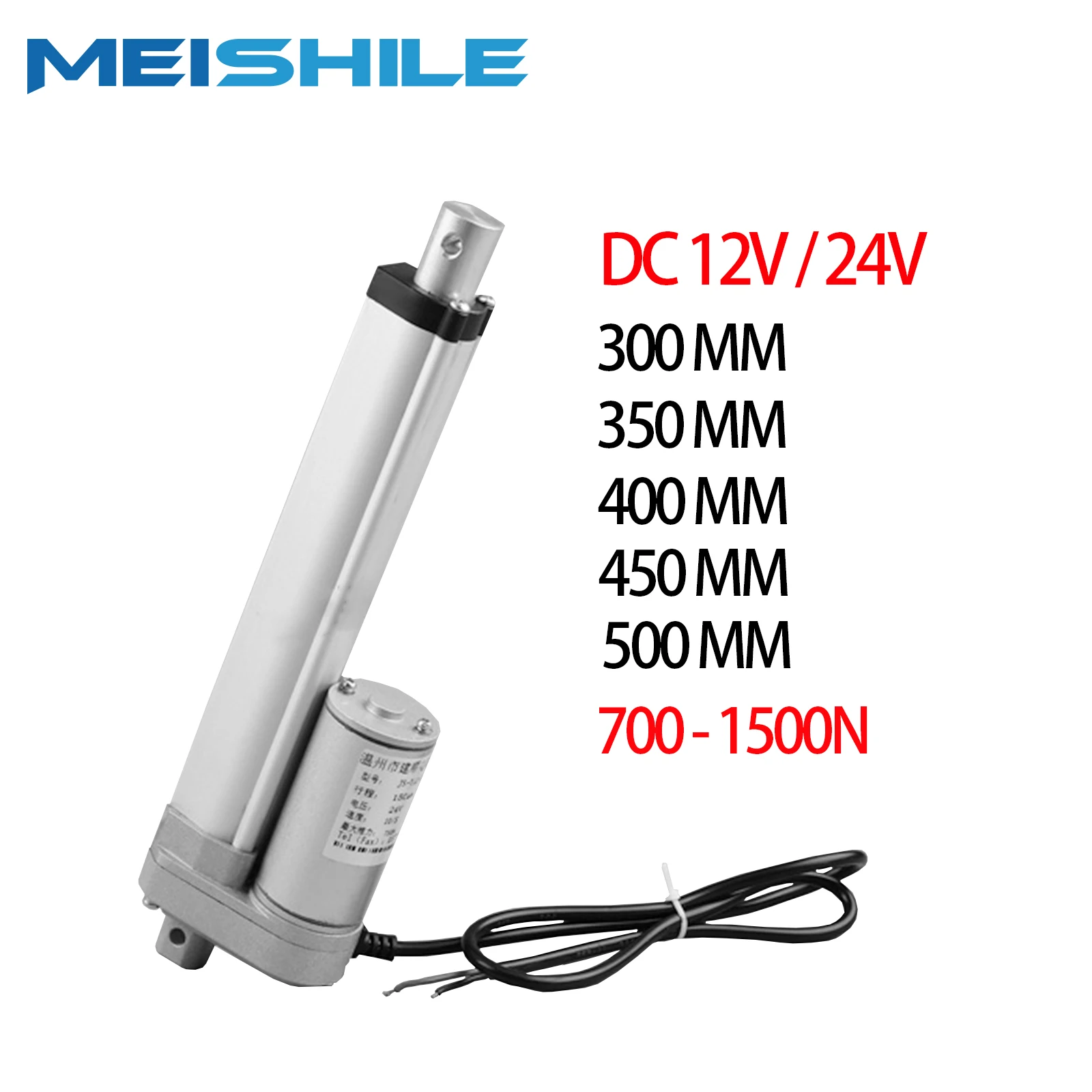 DC12V24VLinearActuator300MM350MM400MM450MM500MMStrokeLinear
