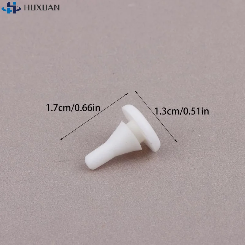 20PCS 엘리베이터 홀 도어 충돌 방지 못/충돌 방지 고무 패드/충격 흡수 콩/오프닝 5-6mm 두께 2MM