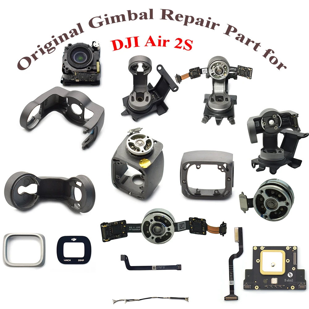 Description Picture 2 of itemOriginal Air 2S Gimbal Camera Core/Frame YP Bracket Signal Cable PTZ Cover Flat Line YR Motor For DJI Air 2S Drone Repair Parts