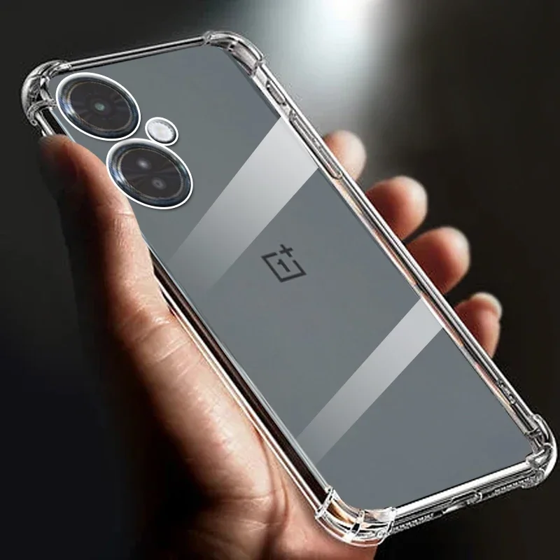 

Thickened Airbag Shockproof Clear Soft Tpu Phone Case For Oneplus Nprd N30 case 5g Transparent Back Cover Nord N 30 funda cases