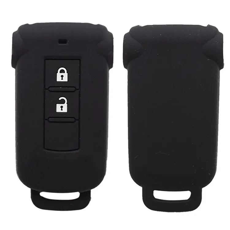 Cocolockey Gummi Silikon Schlüssel Abdeckung Fit für Mitsubishi Delica D5 4 5 Tasten Smart Key Fall Halter Tasche Schutz Auto zubehör – Detail 9