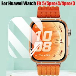 Clear Soft Hydrogel Screen Protector Film for Huawei Watch Fit Series (For Huawei Fit 5 Pro)