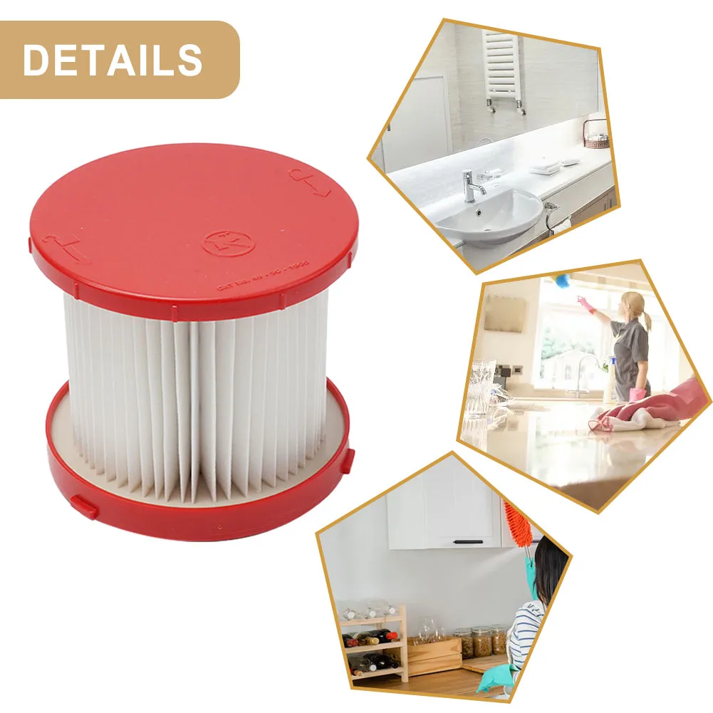Kit New Filters Vacuums Accessories 1pcs 4931465230 ABS Accessories Brand New Cleaning Household Supplies Red+ White Replacement 4pc side brushes 6pc filters for rowenta explorer 20 series rg687 rr682 rr687 rr688 zr720002 household supplies cleaning