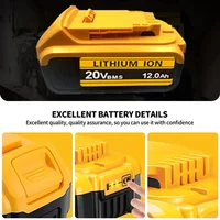 12.0Ah pour Dewalt 20V batterie Rechargeable pour Dewalt tournevis sans fil perceuse vis pistolet clé Batteries à percussion DCD790 DCB200 3