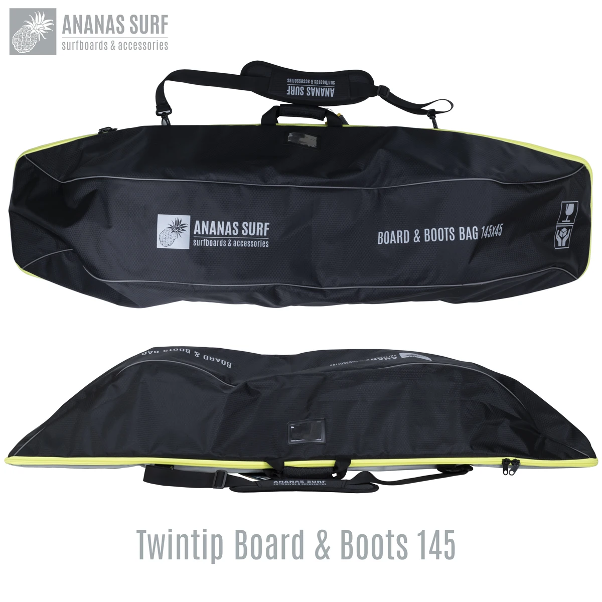 Ananas Surf Twintip Kiteboard Travel Bag Kitesurf Board Cover For 145cm Wakeboard Wakesurf Protective Boardbag