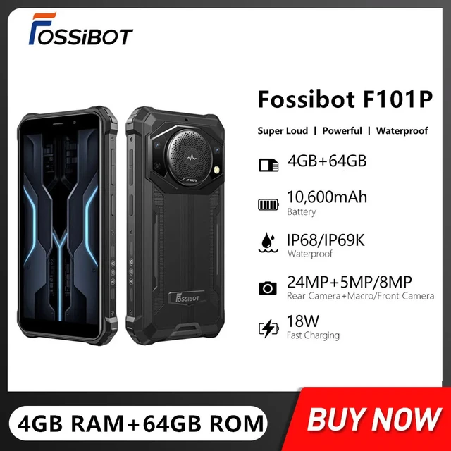 Fossibot F101P : 10600mAh - GLONASS Beidou - 4GB RAM