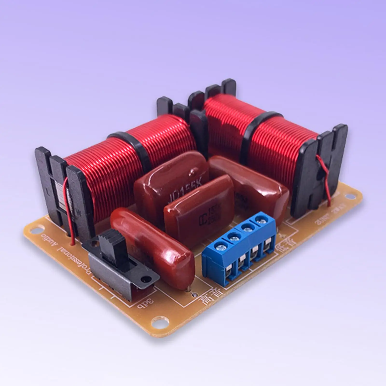 HighLow2WaySpeakerAudioCrossoverforHomeUseAdjustable48Ohm