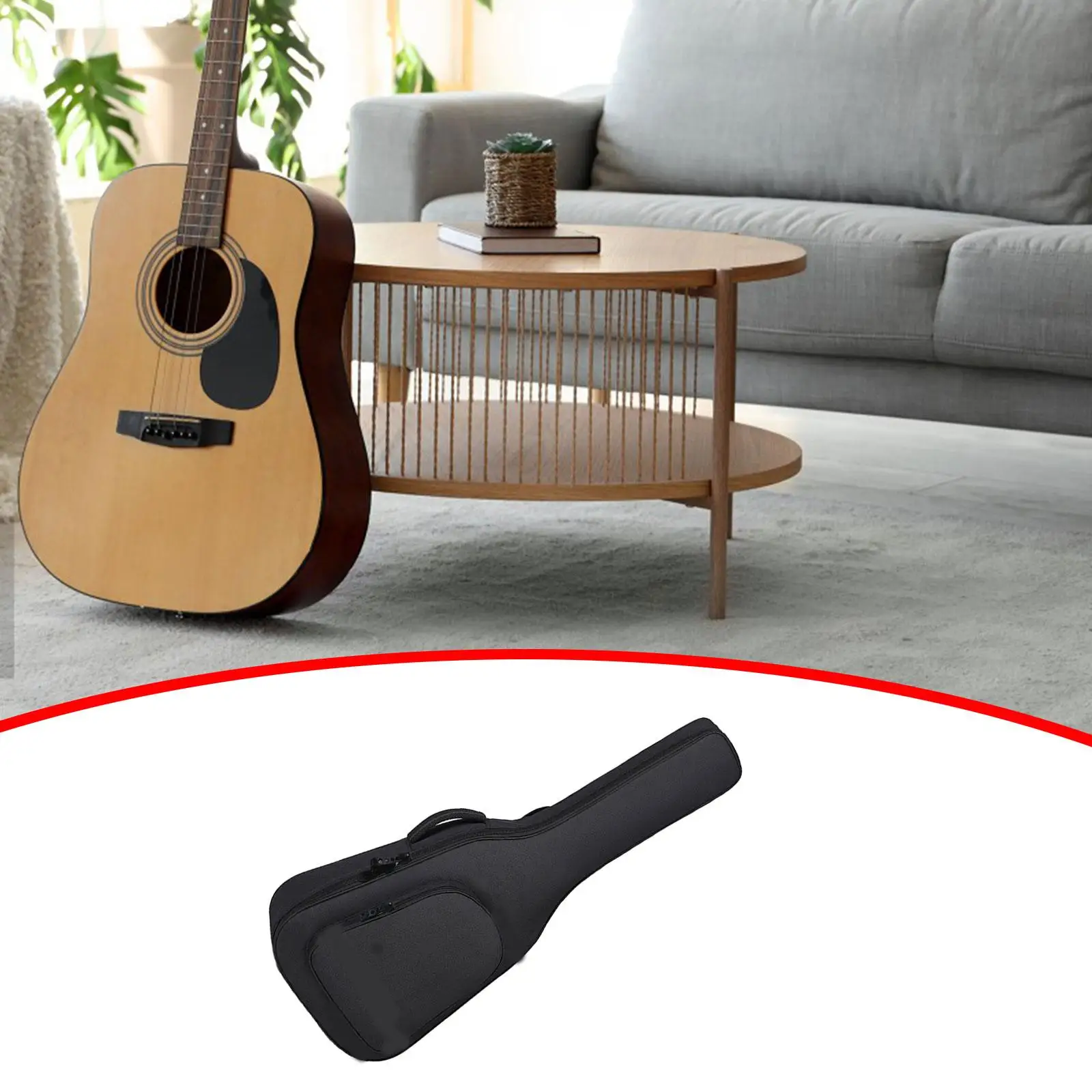 Gig Bag Dustproof Acoustic Guitar Bag for Classical Guitar Acoustic Guitars