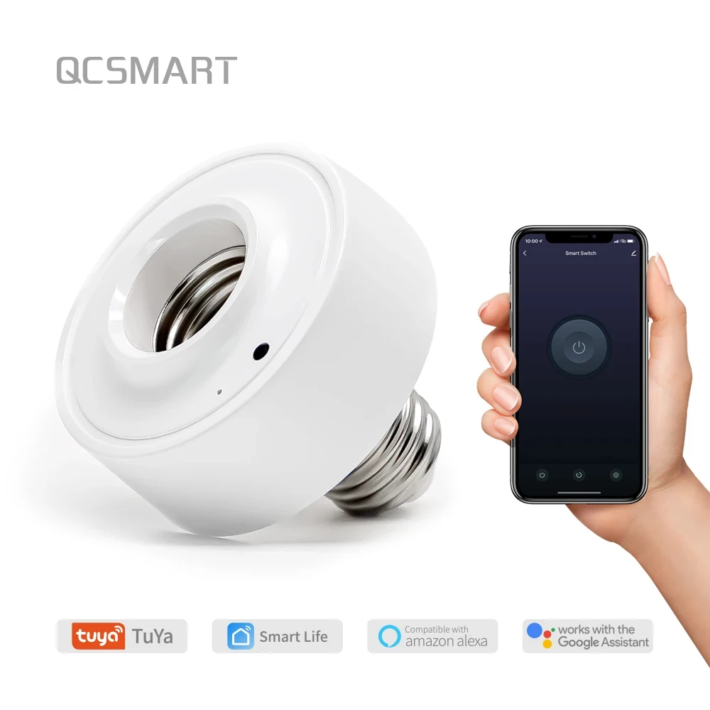 

Tuya Smart Life ZigBee 3.0 Lamp Holder E27 Led Bulb Timer Switch Google Alexa Home Voice Control Work with Assistant Zigbee2MQTT