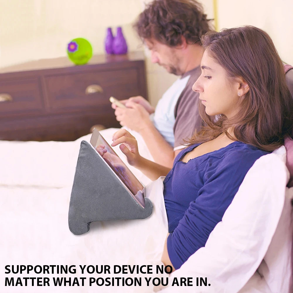 Multifuncional Pillow-tipo Phone Holder Adequado para Ipad Acessórios do Telefone Móvel Suporte de Esponja - Imagem 2