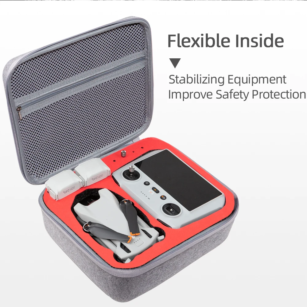 Storage Bag For DJI Mini 3 Pro Mini Carrying Case Remote Controller Battery Body Handbag for DJI 3 Pro Drone Bag Accessory drone accessories,drone storage bag,drone storage case