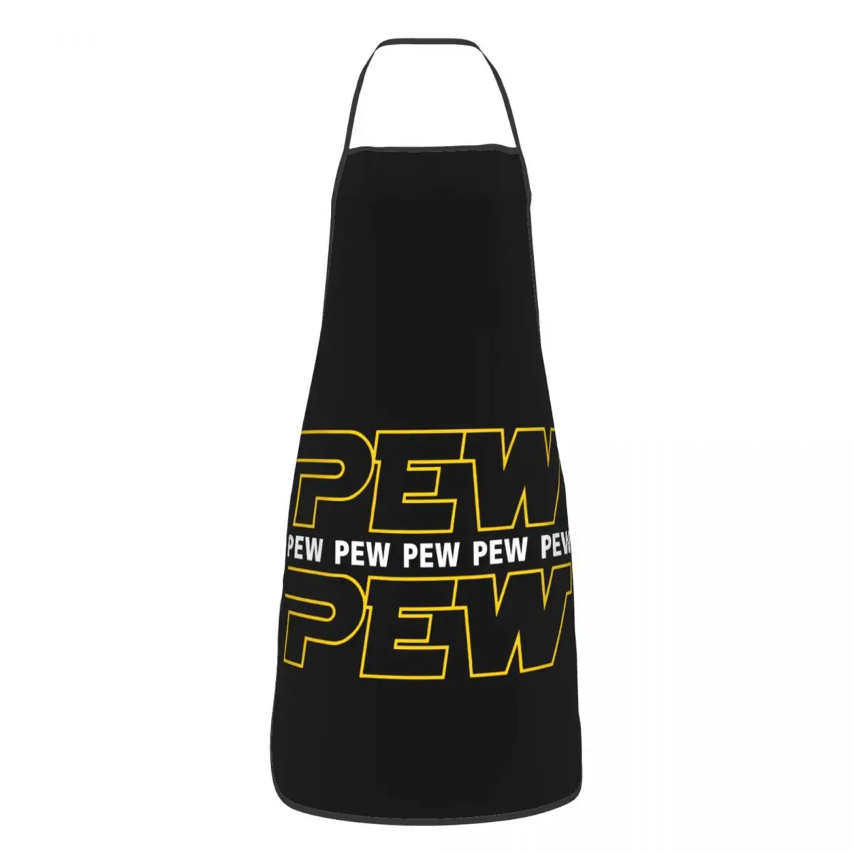 

Pew Pew Pew Apron Cuisine Cooking Baking Household Cleaning Painting Bib Garden Funny Tablier Adult
