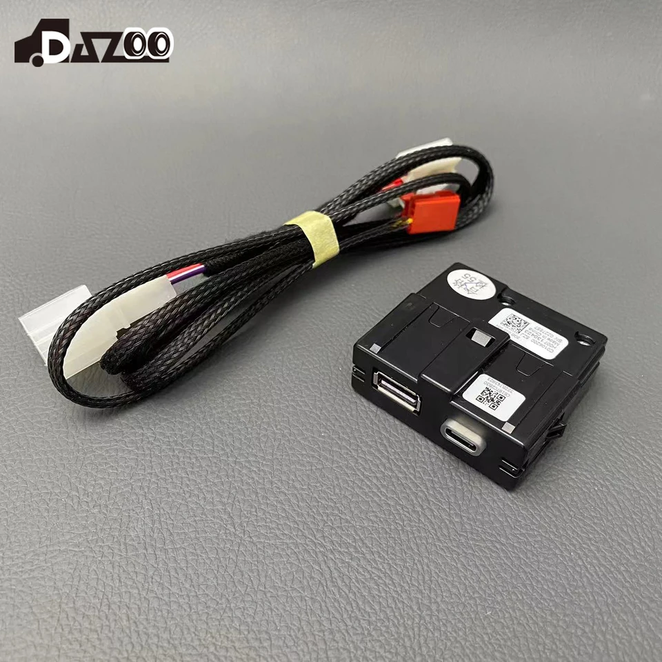 Presa USB Tipo C Per Sedile Posteriore Auto - Ricambio Per KODIAQ KAROQ 2017+, Porta Di Ricarica 5QD035726L, Con Cablaggio E Coprisedile
