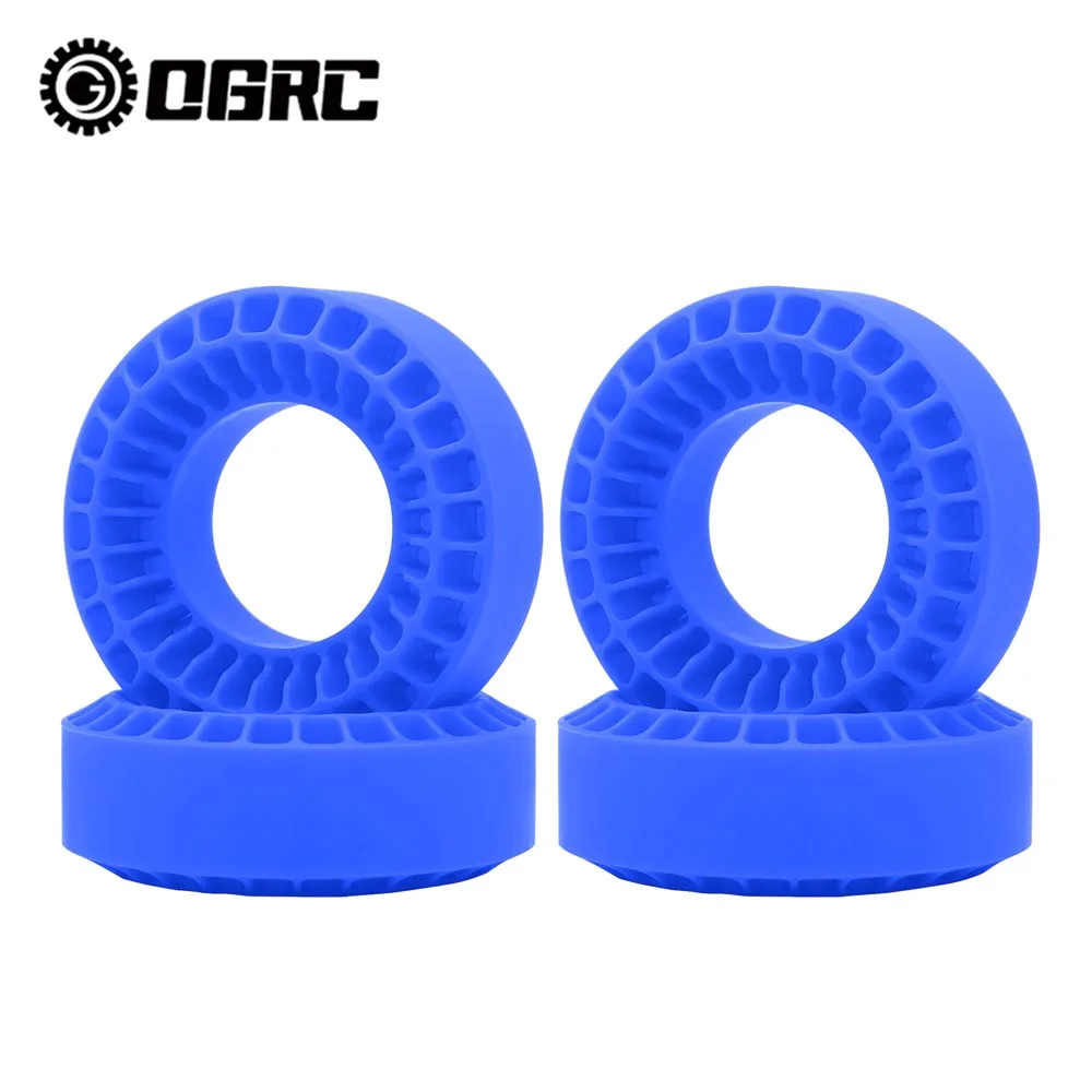 

OGRC 1,0 ''силиконовая резина вкладыши для шин Foam 1,0 колесные шины для TRX4M SCX24 1/18 1/24 Гусеничные Шины обновленные детали-58*63 мм
