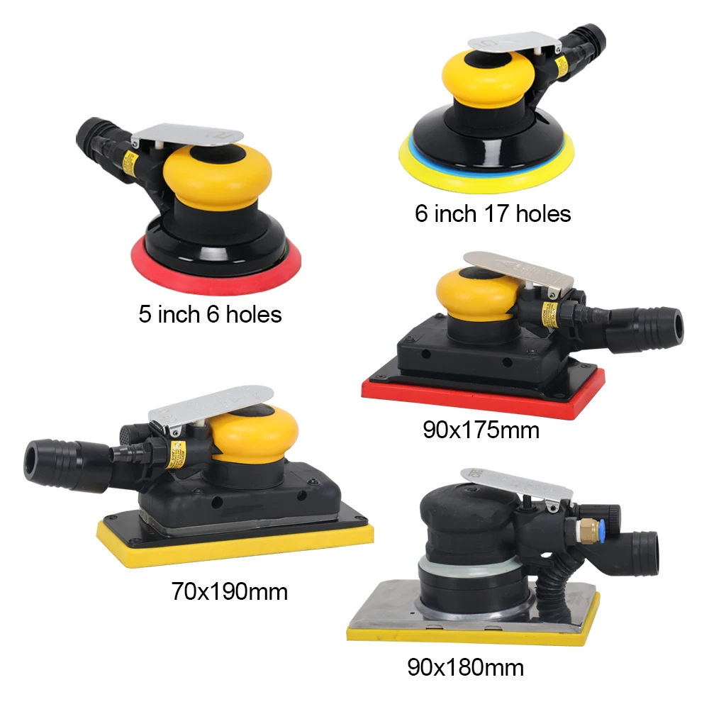 OLYM 12000RPM Orbital Air Sanders 6" Air Sander Sander 150mm With Vaccum