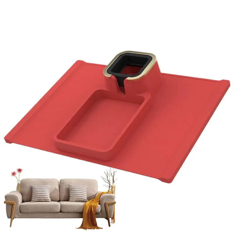 Couch Arm Table Remote Control Organizer Holder For Couch Sofa Armrest Remote Control And Cellphone Organizer Holder For Snacks