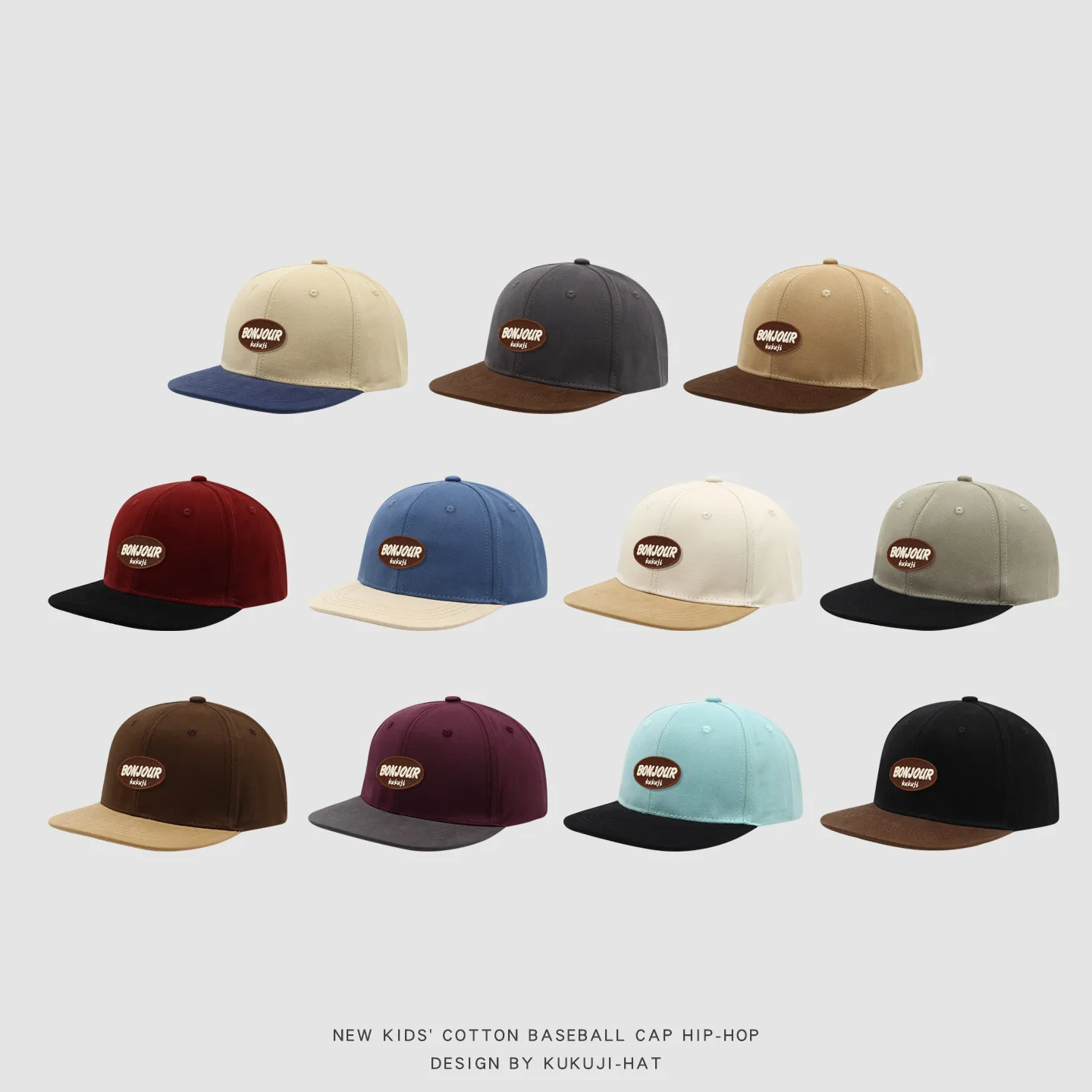 MiniAinis Baseballmütze für Mädchen und Kinder, 54 cm, 3–8 Jahre, Sommer-Sonnenhut für Kinder, Jungen, Cartoon, Hip-Hop, Streetwear, Kleinkinder, verstellbare Kappe – Detail 14