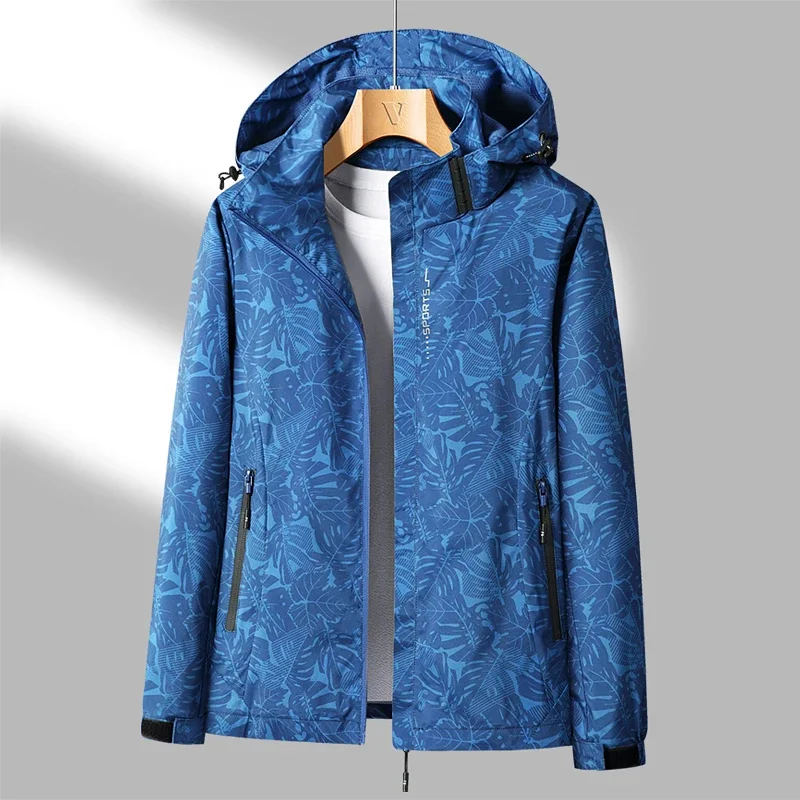 

Men Women Oversize Windbreaker Coat Outdoor Thin Jacket New Camouflage Waterproof Camping Hiking Trekking Climbing Ski Hood 2024