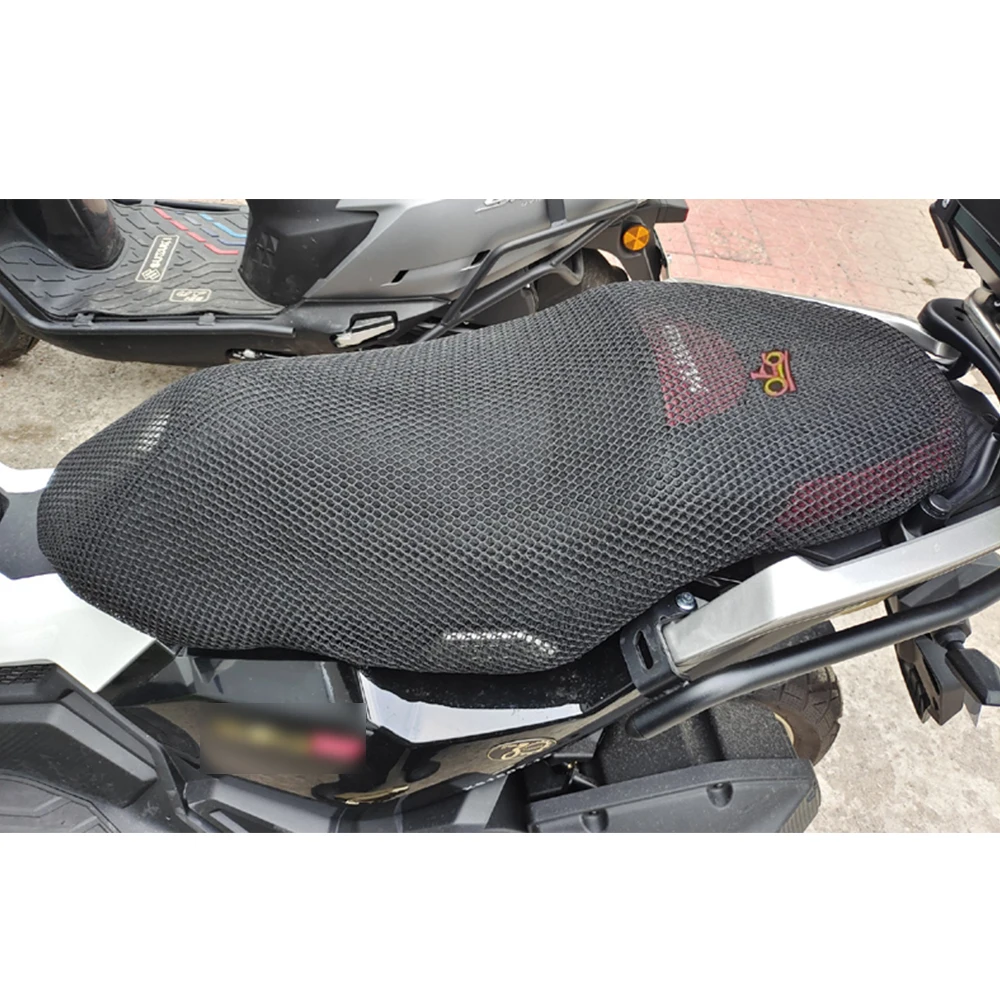 오토바이 3D 통기성 메쉬 보호 쿠션 시트 커버 SYM ADX 125 adx125 용 나일론 패브릭 안장 시트 커버