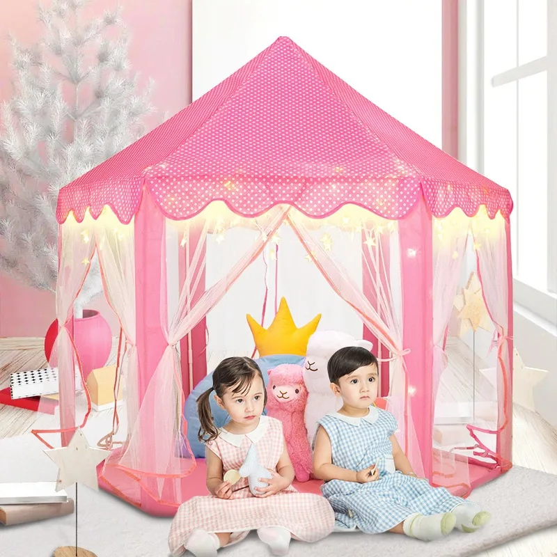 

Baby Play House Game Tent Toys Ocean Ball Pool Portable Foldable Princess Castle Folding Tent Children Birthday Christmas Gift