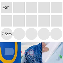 10pcs Pool Repair Patch Self Adhesive PVC Round Vinyl Rubber Boat Repair Swimming Pool Patch for Inflatable Boat Stickers