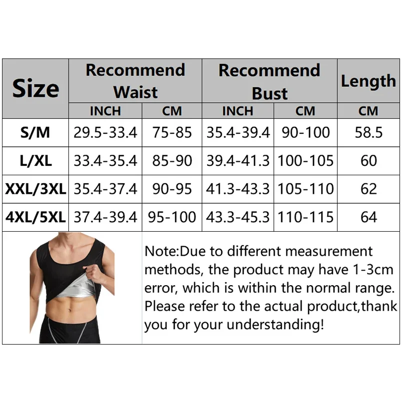 Waist Trainer Body Shaper CXZD Men Shapewear Sauna Sweat Vest Body Shaper Gym Fitness Tank Tops Tummy Control Undershirt Burst Sweat Waist Trainer Corset