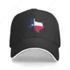 Texas State Flag MapCap Baseball Cap Uv Protection Solar Hats hard hat Christmas Hat For Man Women's 6