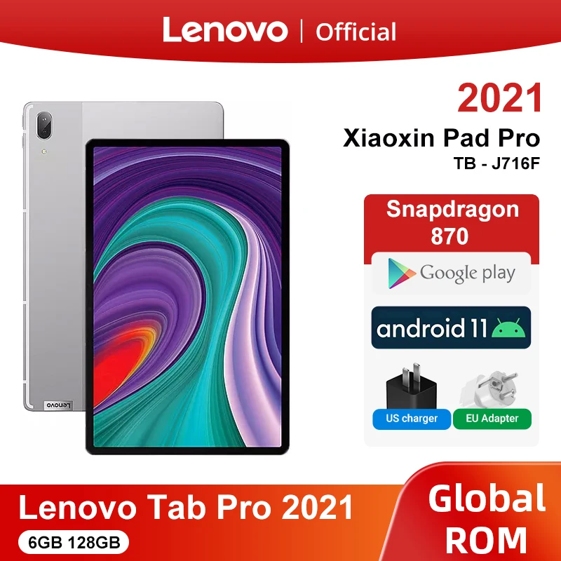 Global Rom Lenovo Tab P11 Pro 2021 Or Xiaoxin Pad Pro 2021 11.5 Inch 2.5k Screen Tablet Android 11 6gb 128gb Snapdragon 870 Wifi - Tablets - AliExpress Global Rom Lenovo Tab P11 Pro 2021 Or Xiaoxin Pad Pro 2021 11.5 Inch 2.5k Screen Tablet Android 11 6gb 128gb Snapdragon 870 Wifi - Tablets - AliExpress
