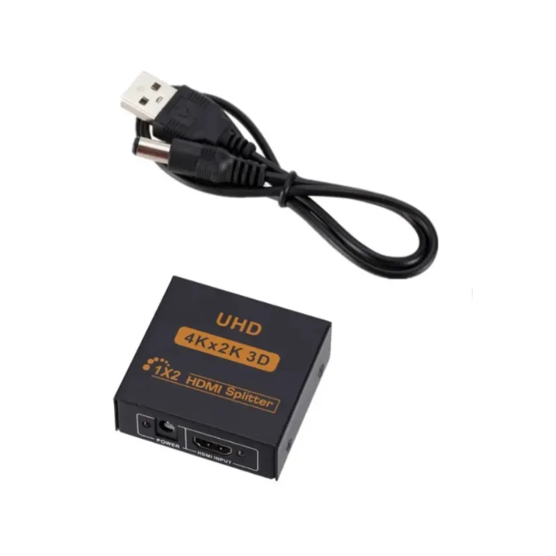 Divisor Compatível com Hdmi para Hdtv Dvd Ps3 Xbox em Saídas 4k 1x2 1x2 4k Uhd 3d Split - Imagem 2