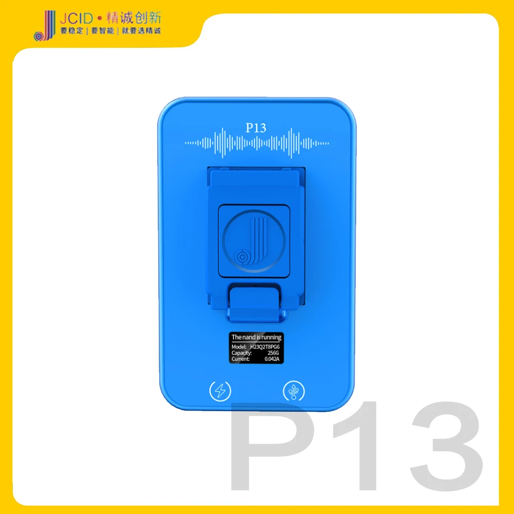 

JCID P13 BGA110 PCIE Nand Programmer For iPhone 6-13Promax integrated Purple Screen Repairing & Unbinding Hard Disk Wifi Tool