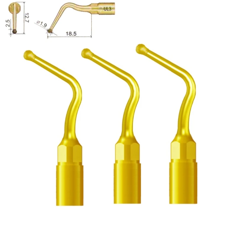 Punte Per Chirurgia Ossea Dentale Punta Di Sollevamento Del Seno Ul3 Con Rivestimento Diamantato Per Mectron/Woodpecker Piezorgery Equipment Strumenti
