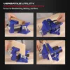 Heavy Duty Bench Vise 4.5 Inch: Table Clamp Woodworking Vice Press Drill Tools Workbench Wood Metal Pipe Work Shop Block Swivel 6