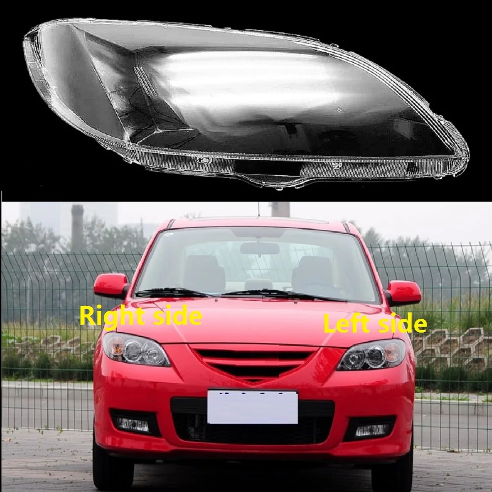 Car Headlamp Lens For Mazda 3 M3 Sedan 20062012 Plastic Cover