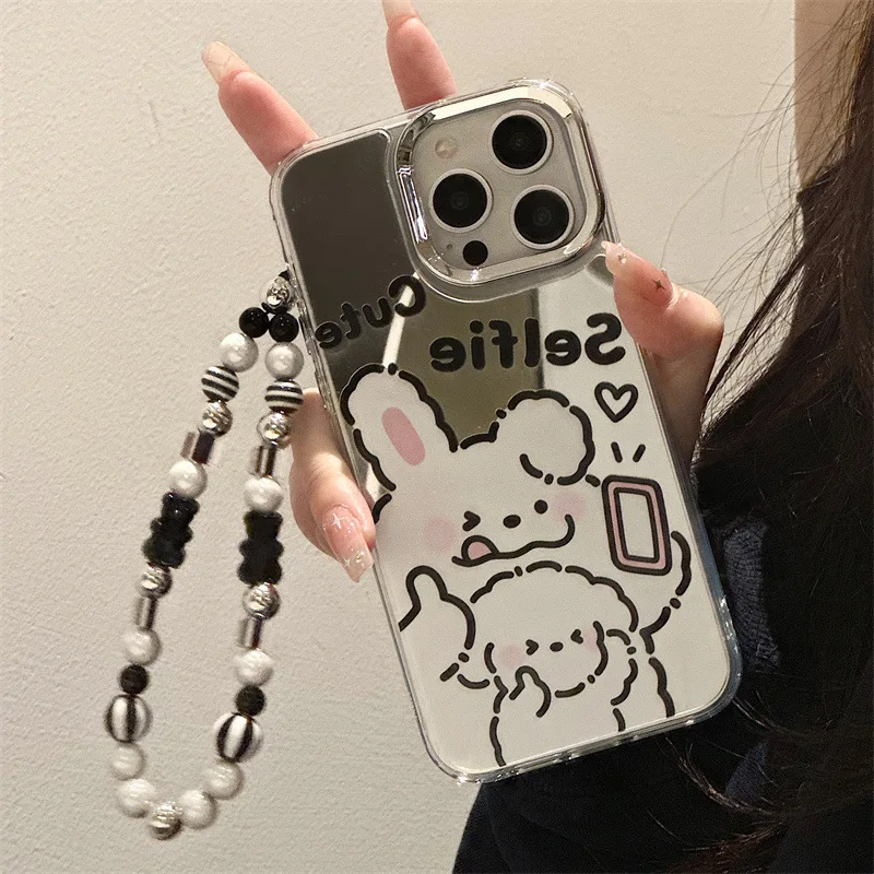 Custodia Per Apple Iphone 14Promax 3-In-1 Mirror Elfie Iphone15 Pro Plus Iphone 14 13Pro Max 12 7 8 Iphone 11 Pro Max Ins