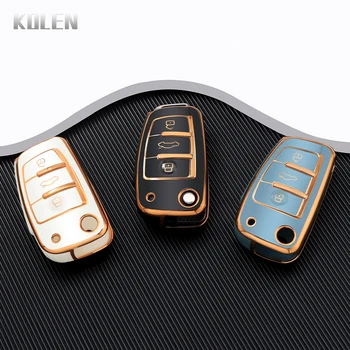 Di modo TPU Chiave Dell'automobile Di Vibrazione Della Copertura Della Cassa Fob Per Audi A1 A3 8P 8L A4 A5 B6 B7 A6 A7 C5 C6 4F Q3 Q5 Q7 Q8 TT S3 S4 S6 RS Accessori 2 Di modo TPU Chiave Dell'automobile Di Vibrazione Della Copertura Della Cassa Fob Per Audi A1 A3 8P 8L A4 A5 B6 B7 A6 A7 C5 C6 4F Q3 Q5 Q7 Q8 TT S3 S4 S6 RS Accessori - Di modo TPU Chiave Dell automobile Di Vibrazione Della Copertura Della Cassa Fob Per Audi